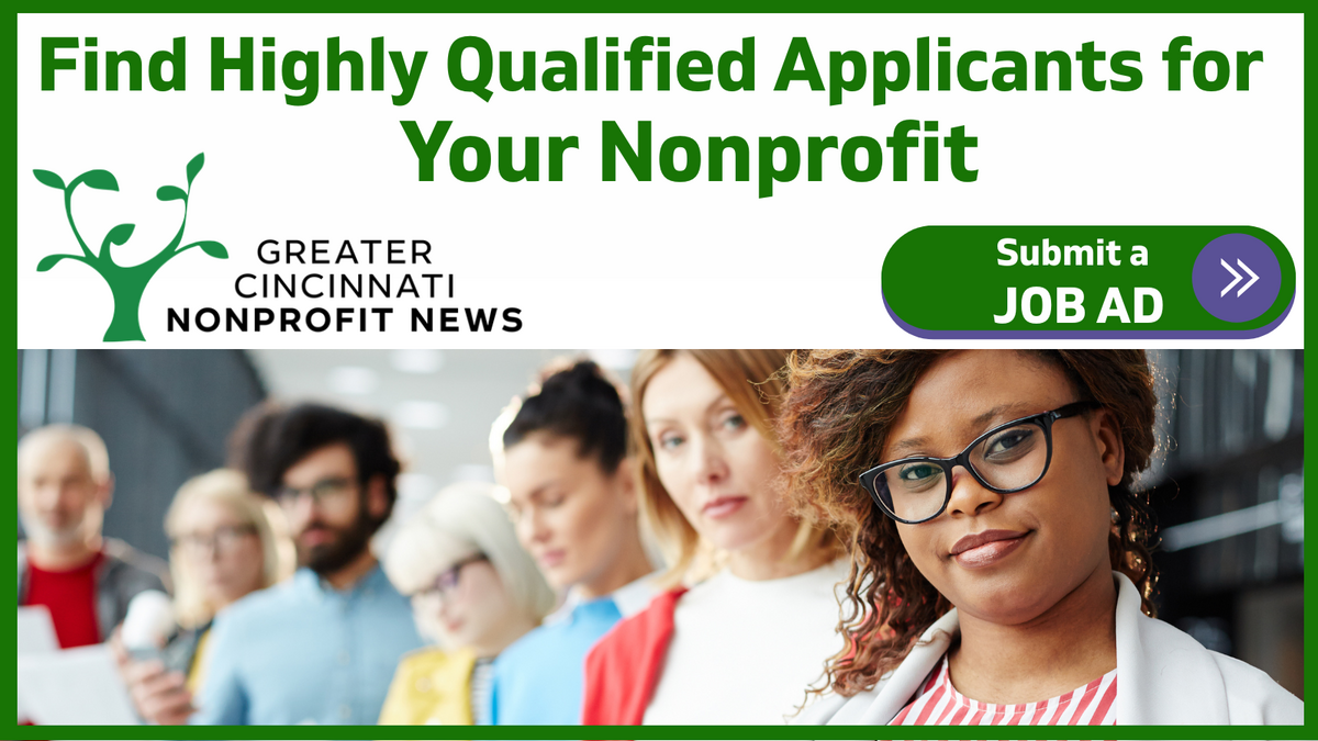 GC Nonprofit News logo and job ad